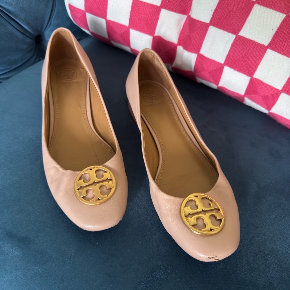 Tory Burch “Chelsea” 25mm Nappa Leather Pumps - Size 11